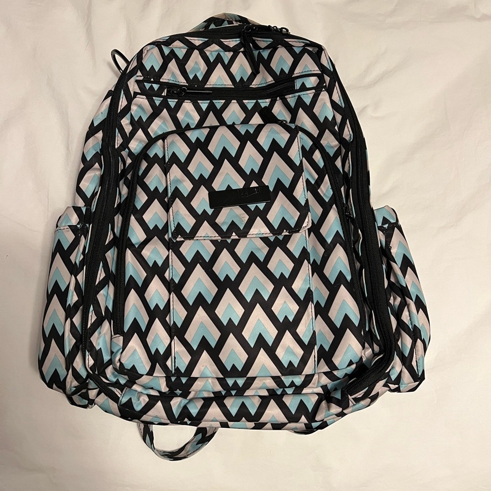 JuJuBe Be Right Back Black Diamond Diaper Backpack